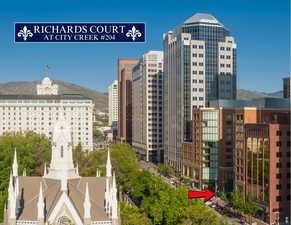 Downtown Salt Lake City showing where this development is located