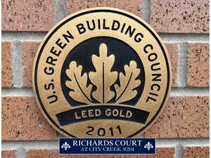 LEED Gold Award (Leadership in Energy & Environmental Design) Certification