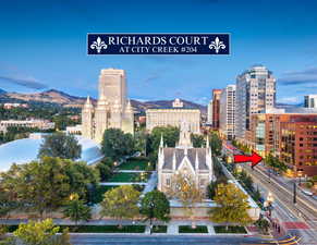 Picture of Downtown Salt Lake City showing where this building is located.