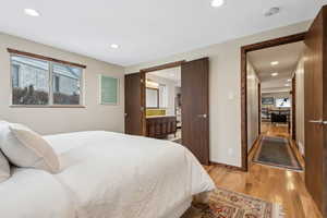 Primary Bedroom featuring light hardwood / wood-style flooring