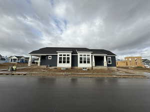 View of ranch-style home.