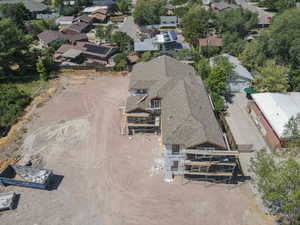View from above of property