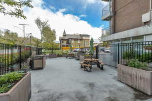 View of patio