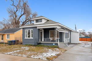 Bungalow-style home with covered porch