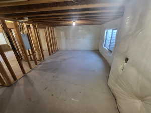 Unfinished basement