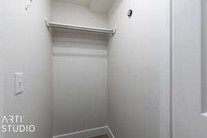 View of spacious closet