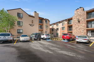 View of Carriage House and Parking area