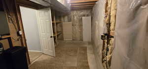 Large basement storage room