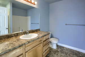 Master Bathroom with vanity and walk in shower