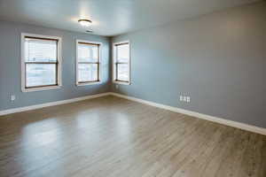 Living room featuring light hardwood / wood-style floors