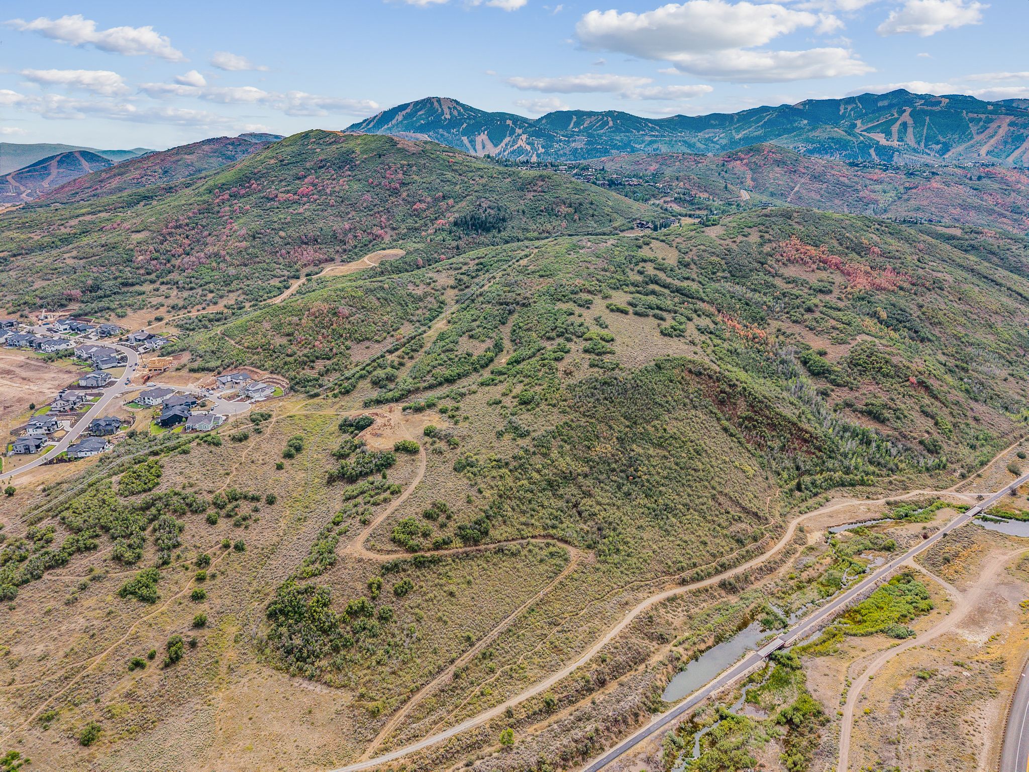 View of mountain background