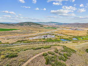 Bird's eye view of mountains