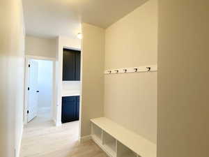 Mudroom off garage