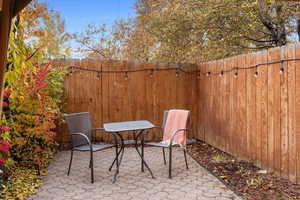 View of patio