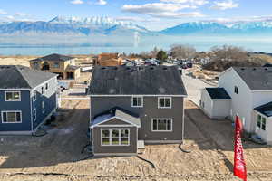 Exterior space featuring a mountain view