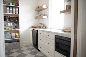 Pantry with wine cooler