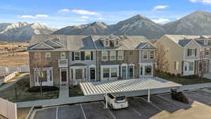 View of front facade featuring a mountain view