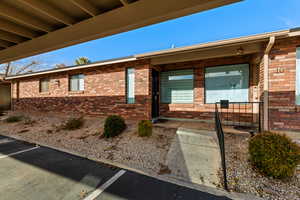 View of entrance to property