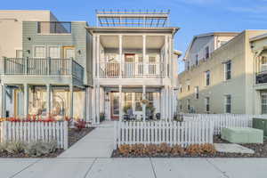 Exterior space featuring a balcony