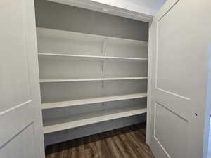 View of closet