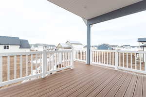 View of deck