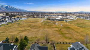 Bird's eye view featuring a mountain view