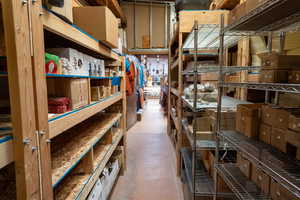 View of storage room