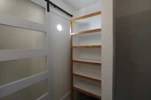 View of closet