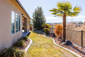 View of back yard