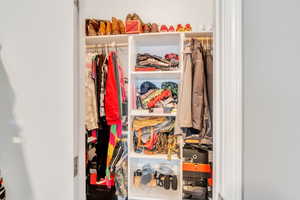 View of closet