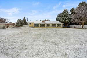 View of rear view of property