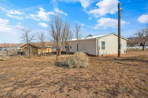 View of back of property