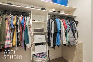 View of closet