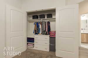 Closet featuring sink