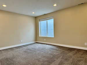 Bedroom 3 with carpet floors