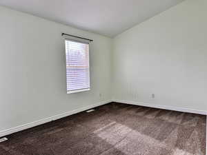 Bedroom 2 upstairs with carpet