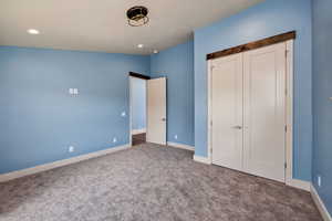 Unfurnished 3rd bedroom on main level, closet, and recessed lighting