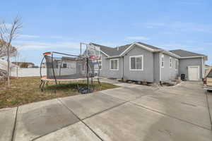 Exterior large RV parking & patio.