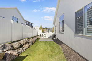 View of yard featuring a patio area