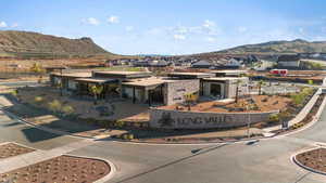 Exterior space with a mountain view