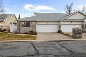 Ranch-style house with a garage