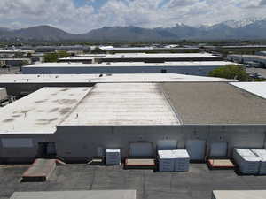 Bird's eye view featuring a mountain view