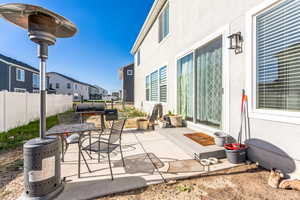 View of patio