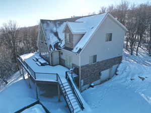 View of snowy exterior