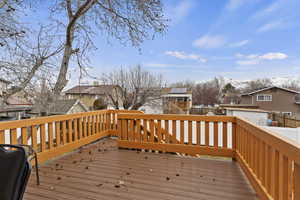 View of deck