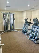 View of exercise room