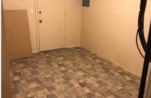 South unit basement storage and laundry hookups