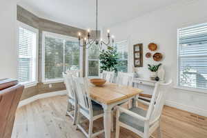 Dining area with lots of natural light