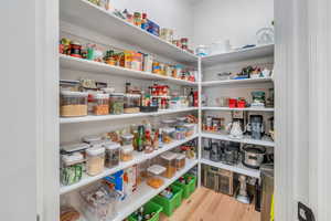 Spacious kitchen pantry