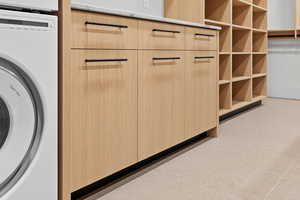 Closet featuring washer / clothes dryer